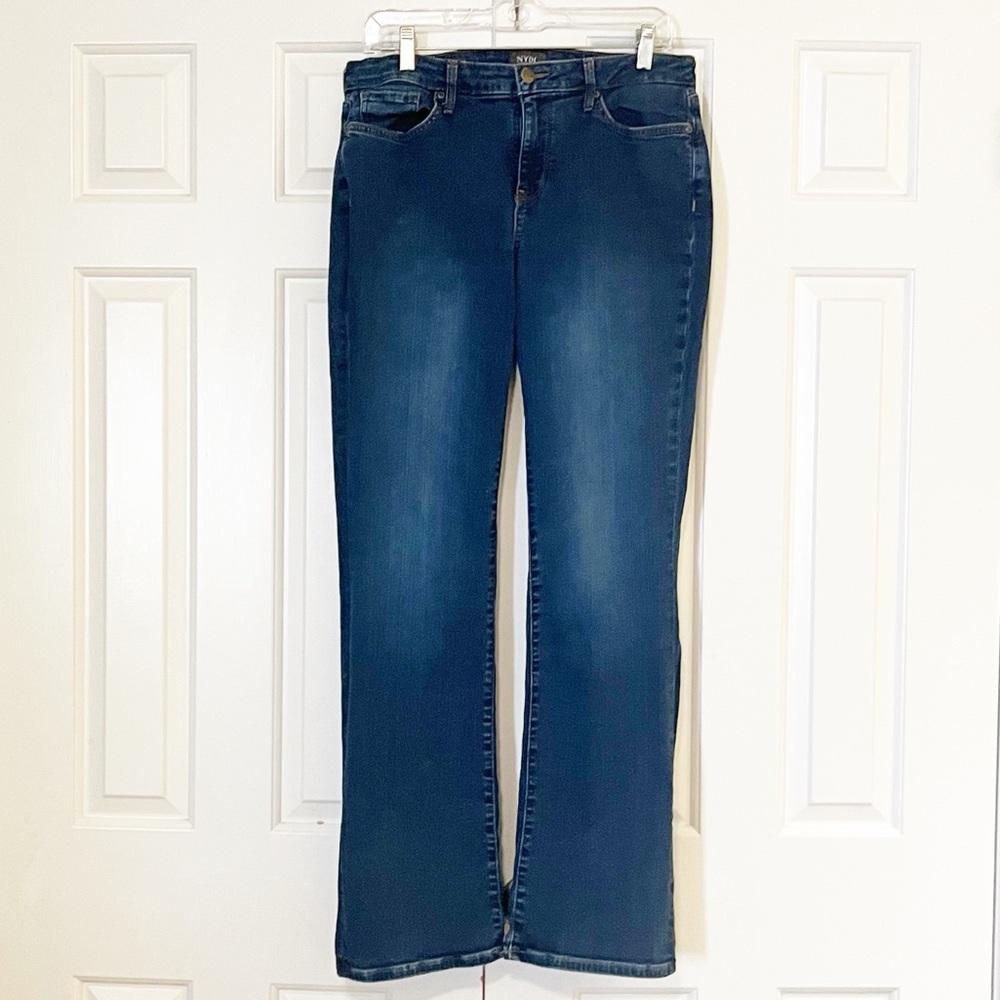 NYDJ Barbara Bootcut Lift X Tuck Medium Wash Jeans. Size Women's 10 - Picture 3 of 15